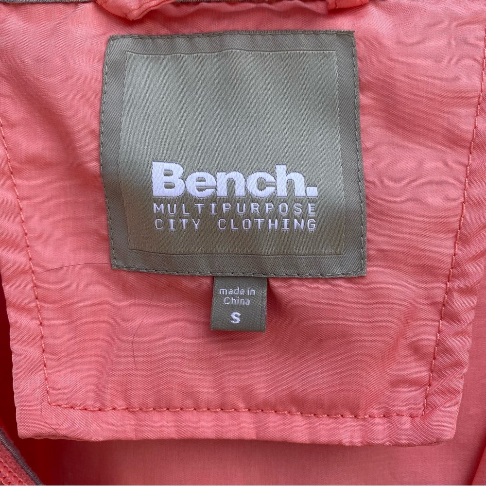 BENCH Pink Windbreaker Hooded Jacket - Picture 2 of 12